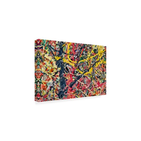 Mark Lovejoy 'Abstract Splatters Lovejoy 6' Canvas Art,16x24